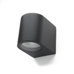 LED Wandlamp D-vorm | GU10 | Mat Zwart | IP44