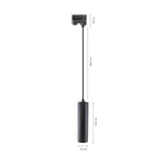 LED Hanglamp Sento | 3-Fase Rail | GU10 | Mat Zwart