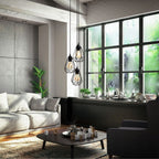 LED Hanglamp Trivo | 3-Lichts | 12W Dimbaar | Mat Zwart