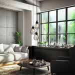 LED Hanglamp Trivo | 3-Lichts | 12W Dimbaar | Mat Zwart