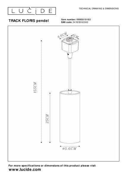 LED Hanglamp Vando | 1-Fase Rail | GU10 | Mat Goud