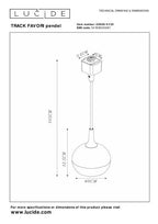 LED Hanglamp Velmo | 1-Fase Rail | GU10 | Mat Zwart