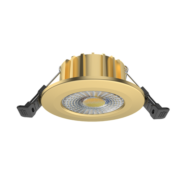 LED Inbouwspot Ferro Goud | 6W CCT dimbaar | IP65 | Ø68 mm