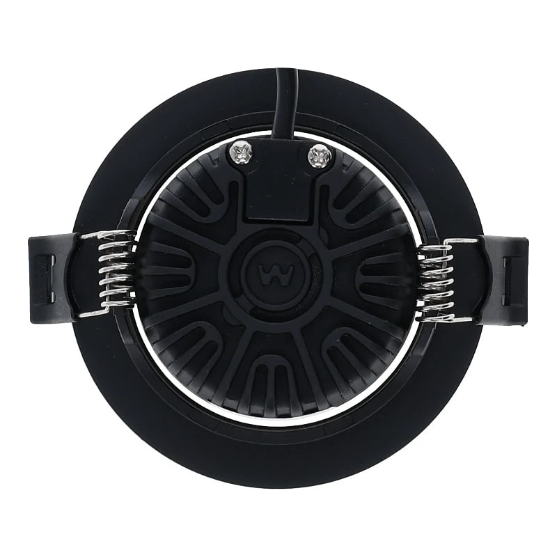 LED Inbouwspot Lesto 5W Mat Zwart achterzijde