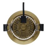LED Inbouwspot Lesto | Dimbaar | IP65 | 4W/6W | CCT Switch (2700K/3000K/4000K) | Zaagmaat: Ø68-75 mm | Inbouwdiepte: 29 mm | Goud