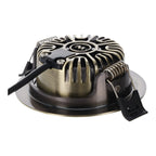 LED Inbouwspot Lesto | Dimbaar | IP65 | 4W/6W | CCT Switch (2700K/3000K/4000K) | Zaagmaat: Ø68-75 mm | Inbouwdiepte: 29 mm | Satin Metallic