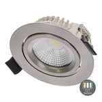 LED Inbouwspot Lesto | Dimbaar | IP65 | 4W/6W | CCT Switch (2700K/3000K/4000K) | Zaagmaat: Ø68-75 mm | Inbouwdiepte: 29 mm | Zilver