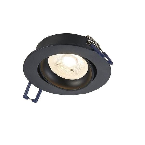 LED Inbouwspot Luma Mat Zwart | GU10/MR16 | IP22 | Ø72 mm
