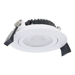 LED Inbouwspot Lyvo | Dimbaar | IP65 | 5W/7W | CCT Switch (2700K/3000K/4000K) | Inbouwdiepte: 25 mm | Mat Wit