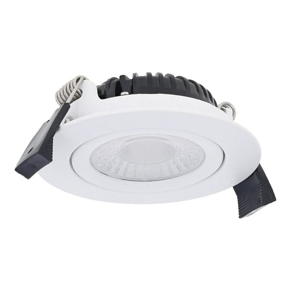 LED Inbouwspot Lyvo Mat Wit | 5W/7W CCT dimbaar | IP65 | diepte 25 mm