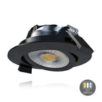 LED Inbouwspot Lyvo 6W Mat Zwart