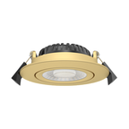 LED Inbouwspot Lyvo | Dimbaar | IP65 | 5W/7W | CCT Switch (2700K/3000K/4000K) | Inbouwdiepte: 25 mm | Goud