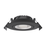 LED Inbouwspot Lyvo | Dimbaar | IP65 | 5W/7W | CCT Switch (2700K/3000K/4000K) | Inbouwdiepte: 25 mm | Mat Zwart