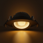 LED Inbouwspot Lyvo | Dimbaar | IP65 | 5W/7W | CCT Switch (2700K/3000K/4000K) | Inbouwdiepte: 25 mm | Mat Zwart