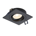 LED Inbouwspot Plano | Dimbaar | IP20 | 3,8W | Vierkant | Plat | Zaagmaat: Ø80-8