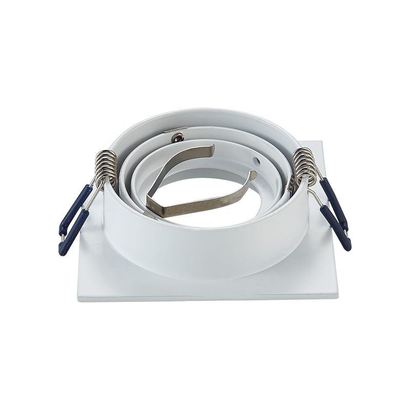 LED Inbouwspot Plano | Dimbaar | IP20 | 3,8W | Vierkant | Plat | Zaagmaat: Ø80-85 mm | Inbouwdiepte: 38 mm | Mat Wit