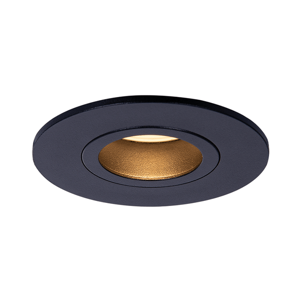 LED Inbouwspot Privo Mat Zwart | GU10/MR16 | IP65 | Ø68 mm