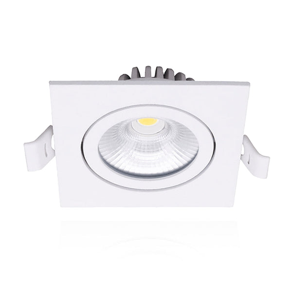 LED Inbouwspot Quaro Wit | 4W/6W CCT dimbaar | IP65 | Ø68 mm