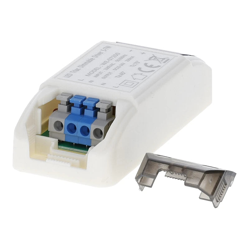 LED Inbouwspot Omega | Dimbaar | IP44 | 5W | Dim-to-Warm (2200K-3000K) | Zaagmaat: Ø70-75 mm | Inbouwdiepte: 25 mm | Zilver