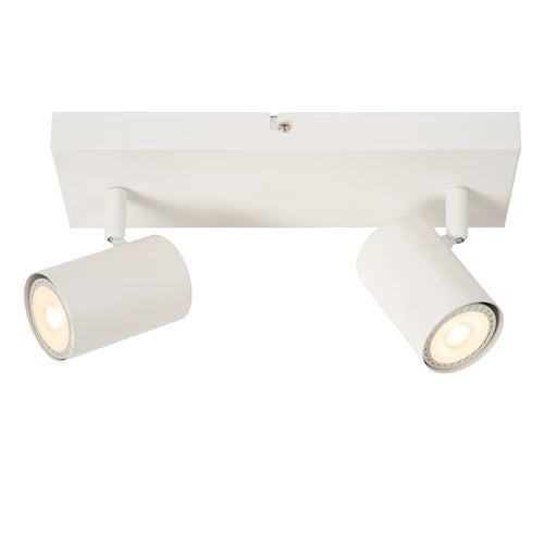 LED Opbouwspot Largo | 2× GU10 | Kantelbaar | Wit