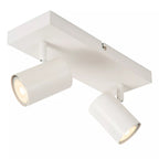 LED Opbouwspot Largo | 2× GU10 | Kantelbaar | Wit