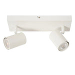 LED Opbouwspot Largo | 2× GU10 | Kantelbaar | Wit
