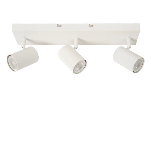 LED Opbouwspot Largo | 3× GU10 | Kantelbaar | Wit