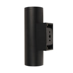 LED Wandlamp Divo | Up & Down | 2× GU10 | IP20 | H 176 mm | Mat Zwart