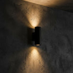 LED Wandlamp Divo Mat Zwart | 2× GU10 | IP20 | Up & Down