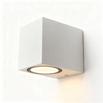 LED Wandlamp Vierkant | GU10 | Wit | IP44