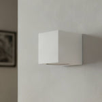 LED Wandlamp Vierkant | GU10 | Wit | IP44