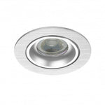 LED Inbouwspot Andor | Dimbaar | IP20 | 3,8W | Kantelbaar | Zaagmaat: Ø70 mm | Inbouwdiepte: 38 mm | Geborsteld Aluminium
