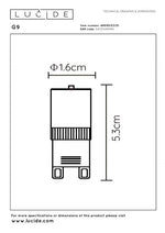 G9 LED Lamp | 3,5W | 230V | 350lm | 2700K | Dimbaar