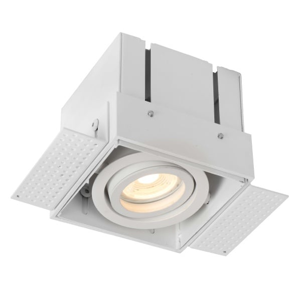 LED Inbouwspot Cardo Wit | 1× GU10 | Trimless | 9 × 9 cm