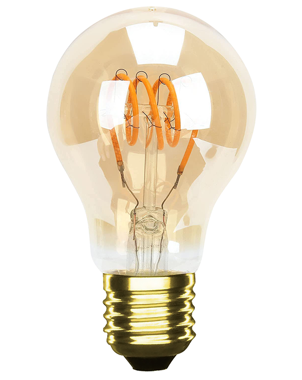 LED Filament E27 Peer | 4W | 2200K | Amber | Dimbaar