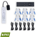LED Inbouwspots Set Dovo | 6 Stuks | 12V | IP65 | Afstandsbediening | Wit