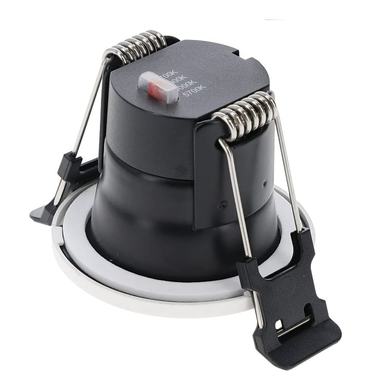 LED Inbouwspot Cielo | 4W | Dimbaar | IP65 | CCT-Switch | 400lm | Mat Wit