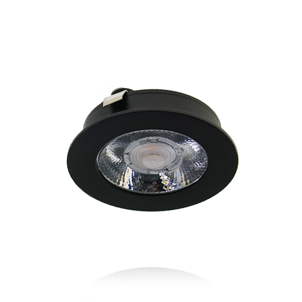 LED Inbouwspot Nivo Mini Mat Zwart | 3W 2700K | IP44 | 240lm