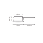 LED Inbouwspot Nivo Mini | 3W | 12V | IP44 | 240lm | 2700K | Mat Zwart