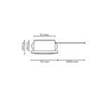 LED Inbouwspot Nivo Mini | 3W | 12V | IP44 | 240lm | 2700K | Mat Zwart