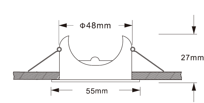LED Inbouwspot Rondo | MR11 | Kantelbaar | 48mm | Mat Zwart