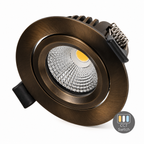 LED Inbouwspot Lesto donker brons met CCT Switch
