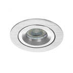 LED Inbouwspot Svena | Dimbaar | IP20 | 3,8W | Kantelbaar | Zaagmaat: Ø70 mm | Inbouwdiepte: 38 mm | Geborsteld Aluminium