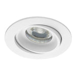 LED Inbouwspot Kari | Dimbaar | IP20 | 3,8W | Kantelbaar | Zaagmaat: Ø70 mm | Inbouwdiepte: 38 mm | Mat Wit