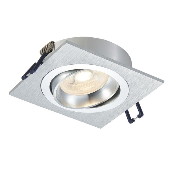 LED Inbouwspot Plano Aluminium | GU10/MR16 | IP22 | Ø80 mm