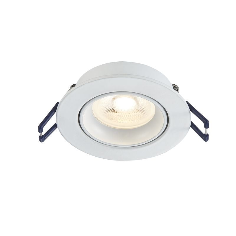 LED Inbouwspot Aurora Mat Wit Plat