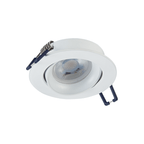 LED Inbouwspot Luma | Dimbaar | IP20 | 3,8W | Plat Design | Zaagmaat: Ø70-75 mm | Inbouwdiepte: 38 mm | Mat Wit