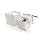 LED Wandlamp COB Kubus Mat Wit