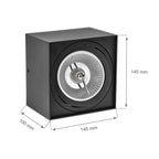 LED Opbouwspot Quadro | AR111 / ES111 | Vierkant | Mat Zwart
