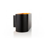 LED Wandlamp Ovalo | G9 | Ovaal | Zwart-Goud